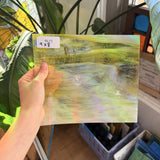 Yellow Transparent Mixed Wispy Kokomo Sheet Glass