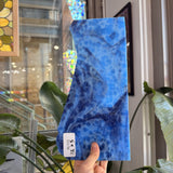 Dark Blue Purple Mixed Mottled Oceana Sheet Glass