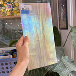 Golden Amber Wispy Wissmach Sheet Glass