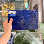 Cobalt Blue Ripple Wissmach Sheet Glass – RL117