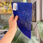 Cobalt Blue Ripple Wissmach Sheet Glass – RL118