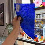 Cobalt Blue Ripple Wissmach Sheet Glass – RL118