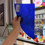 Cobalt Blue Ripple Wissmach Sheet Glass – RL118