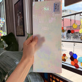 White Opaque Iridescent Wissmach Sheet Glass