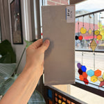 Gray Opaque Bullseye 90 COE Sheet Glass