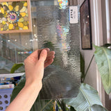 Gray Transparent Rough Rolled Oceanside Fusible 96 COE Sheet Glass – RL124