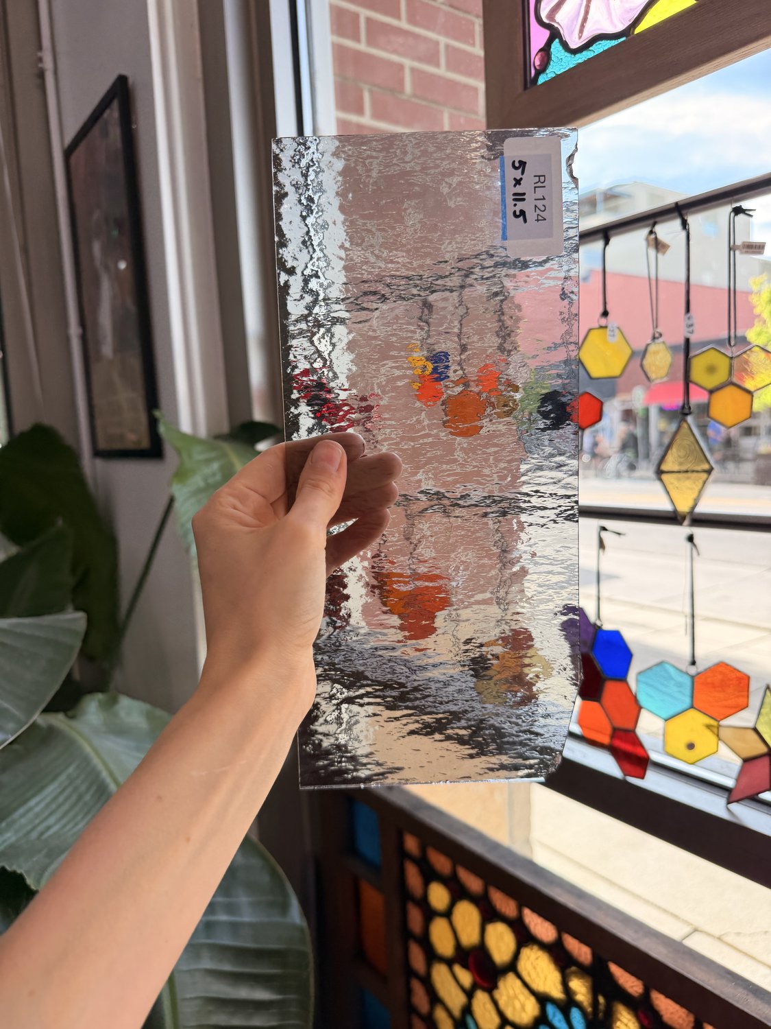 Gray Transparent Rough Rolled Oceanside Fusible 96 COE Sheet Glass – RL124