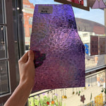 Iridescent Transparent Purple Florentine Wissmach (311V)