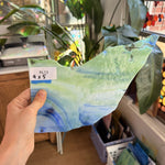 Green Blue Clear Mottled Oceanana Sheet Glass