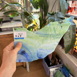 Green Blue Clear Mottled Oceanana Sheet Glass