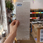 Clear Radium Ripple Texture Sheet Glass Fusible 90 COE (UBY 57 00 96)
