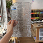 Clear Fipple Textured Sheet Glass Fusible 96 COE (UBY 57 0096)