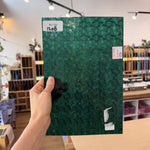 Teal Transparent Textured Celtic Kokomo Sheet Glass