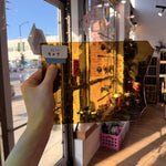 Brown Transparent Vintage Rare Mouthblown Korsno Sheet Glass