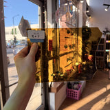 Brown Transparent Vintage Rare Mouthblown Korsno Sheet Glass