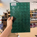 Teal Transparent Textured Celtic Kokomo Sheet Glass