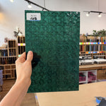 Teal Transparent Textured Celtic Kokomo Sheet Glass