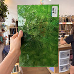 Medium Transparent Christmas Green Rondalite Kokomo Sheet Glass