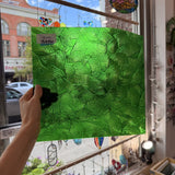 Medium Transparent Christmas Green Rondalite Kokomo Sheet Glass