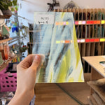 White Clear Neon Yellow Mouthblown AC Fischer  Sheet Glass