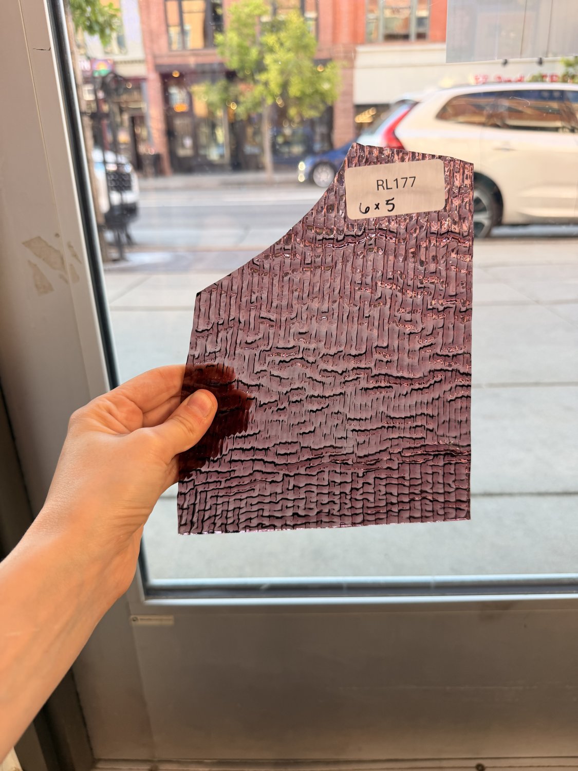 Pink Purple Transparent Vintage Allegre Textured Optimum