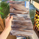 Hawkwing Brown Oceanside Mixed Sheet Glass