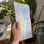 White Mottled Iridescent Youghiogheny Sheet Glass