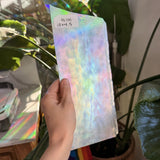 White Mottled Iridescent Youghiogheny Sheet Glass