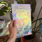 White Mottled Iridescent Youghiogheny Sheet Glass