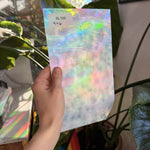 White Mottled Iridescent Youghiogheny Sheet Glass