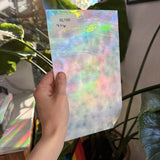 White Mottled Iridescent Youghiogheny Sheet Glass