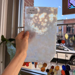 White Mottled Iridescent Youghiogheny Sheet Glass