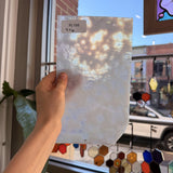 White Mottled Iridescent Youghiogheny Sheet Glass
