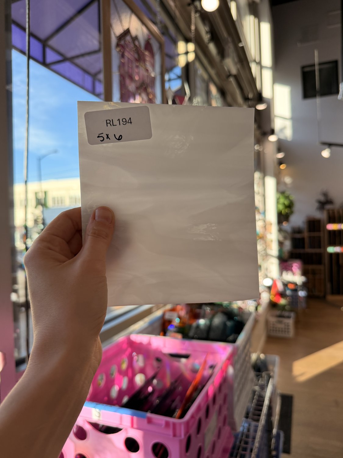 White Wispy Opal Spectrum Sheet Glass