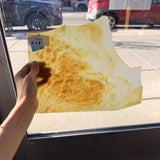 Yellow Clear Stipple Motted Youghiogheny Sheet Glass