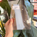Tan White AC Fischer Vintage Mouth Blown Sheet Glass