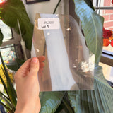 Tan White AC Fischer Vintage Mouth Blown Sheet Glass