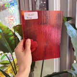 Red Transparent Sheet Glass