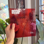 Red Transparent Sheet Glass