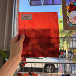 Red Transparent Sheet Glass