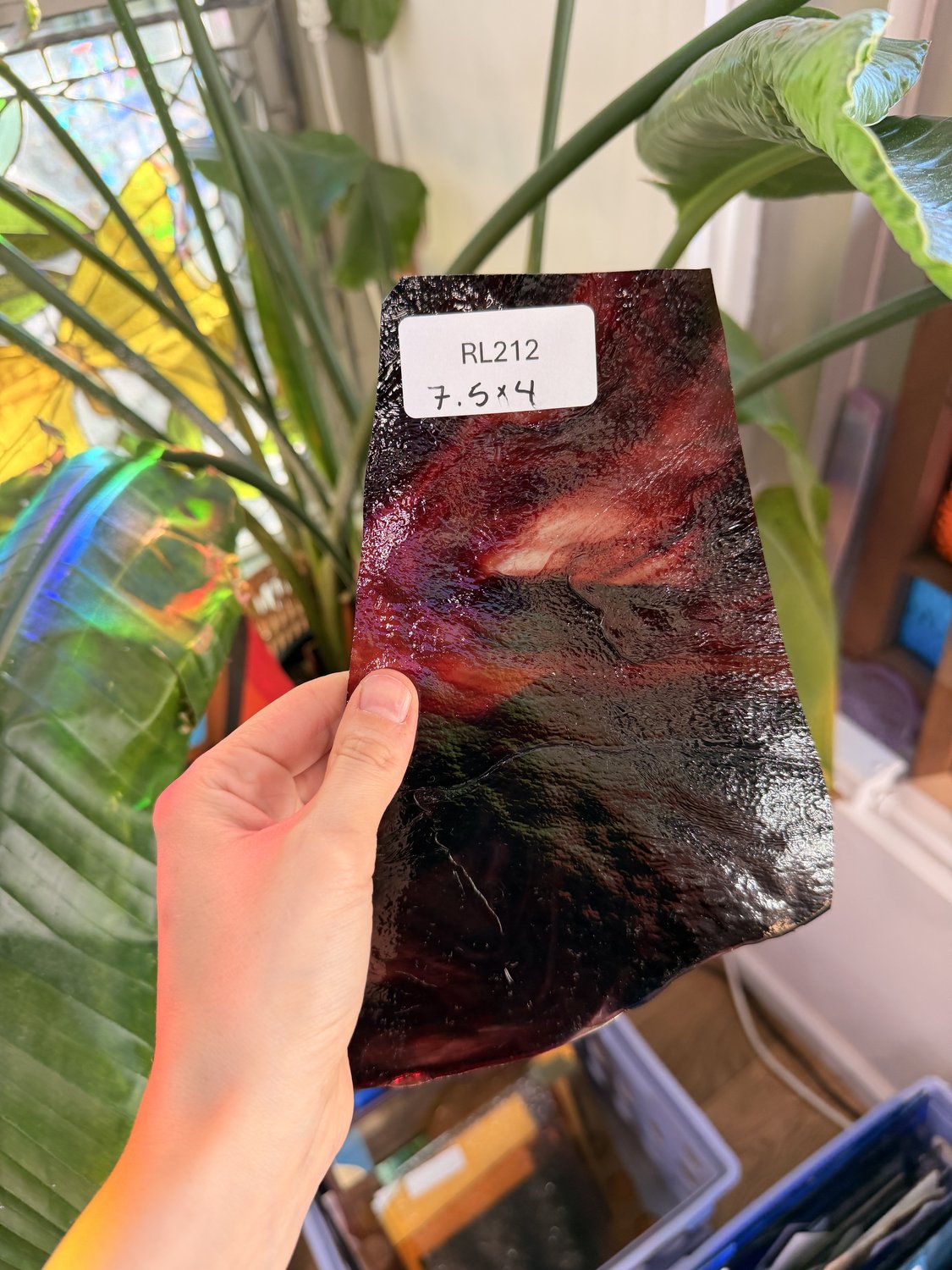Red Blue Mixed Youghiogheny Sheet Glass