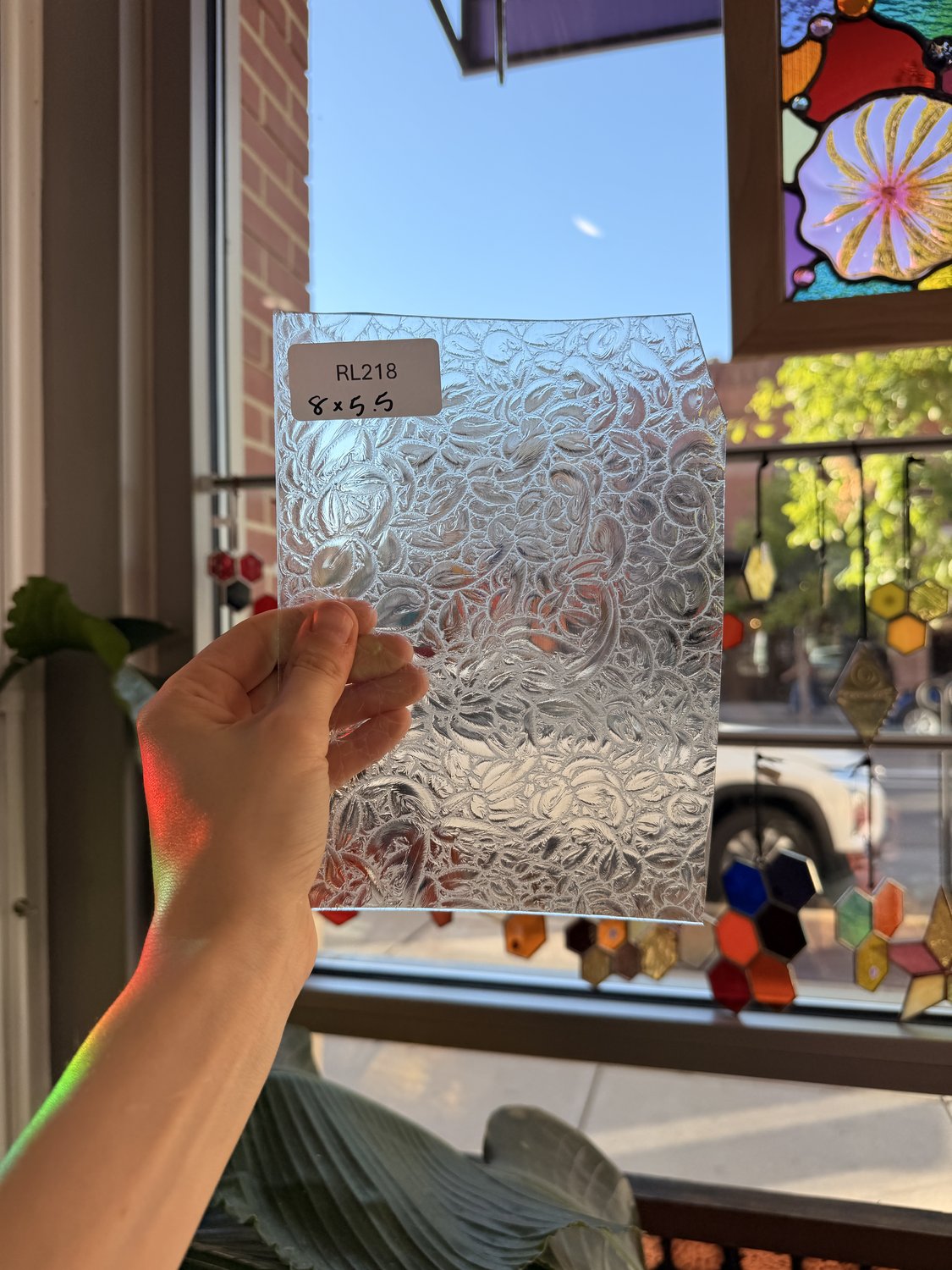 Clear Glue Chip Sheet Glass