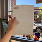 White Tan Wispy Opal Sheet Glass