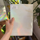 White Tan Wispy Opal Sheet Glass