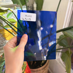 Dark Blue Transparent Oceanside Fusible 96 COE Sheet Glass