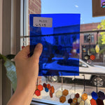 Dark Blue Transparent Oceanside Fusible 96 COE Sheet Glass