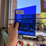 Dark Blue Transparent Oceanside Fusible 96 COE Sheet Glass