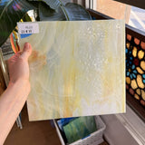 Mimosa Pearl Opal Oceanside Sheet Glass