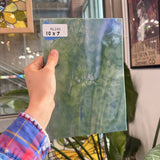 Blue Green Mixed Mottled Youghiogheny (3644 RG) Sheet Glass – RL240