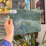 Blue Green Mixed Mottled Youghiogheny (3644 RG) Sheet Glass – RL241